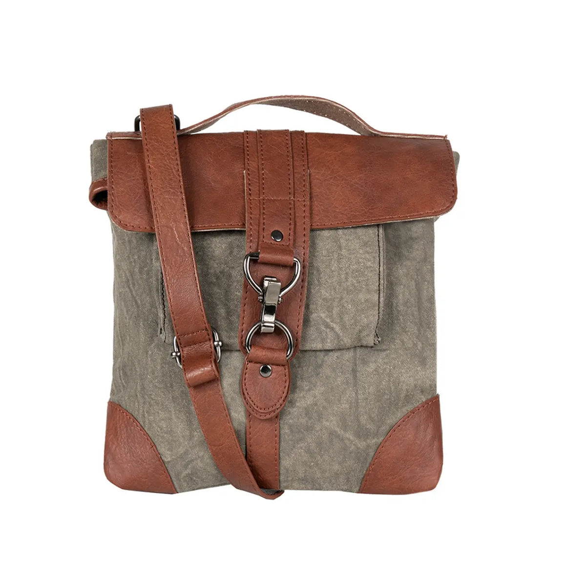 Reed Up-Cycled Canvas Crossbody Bag