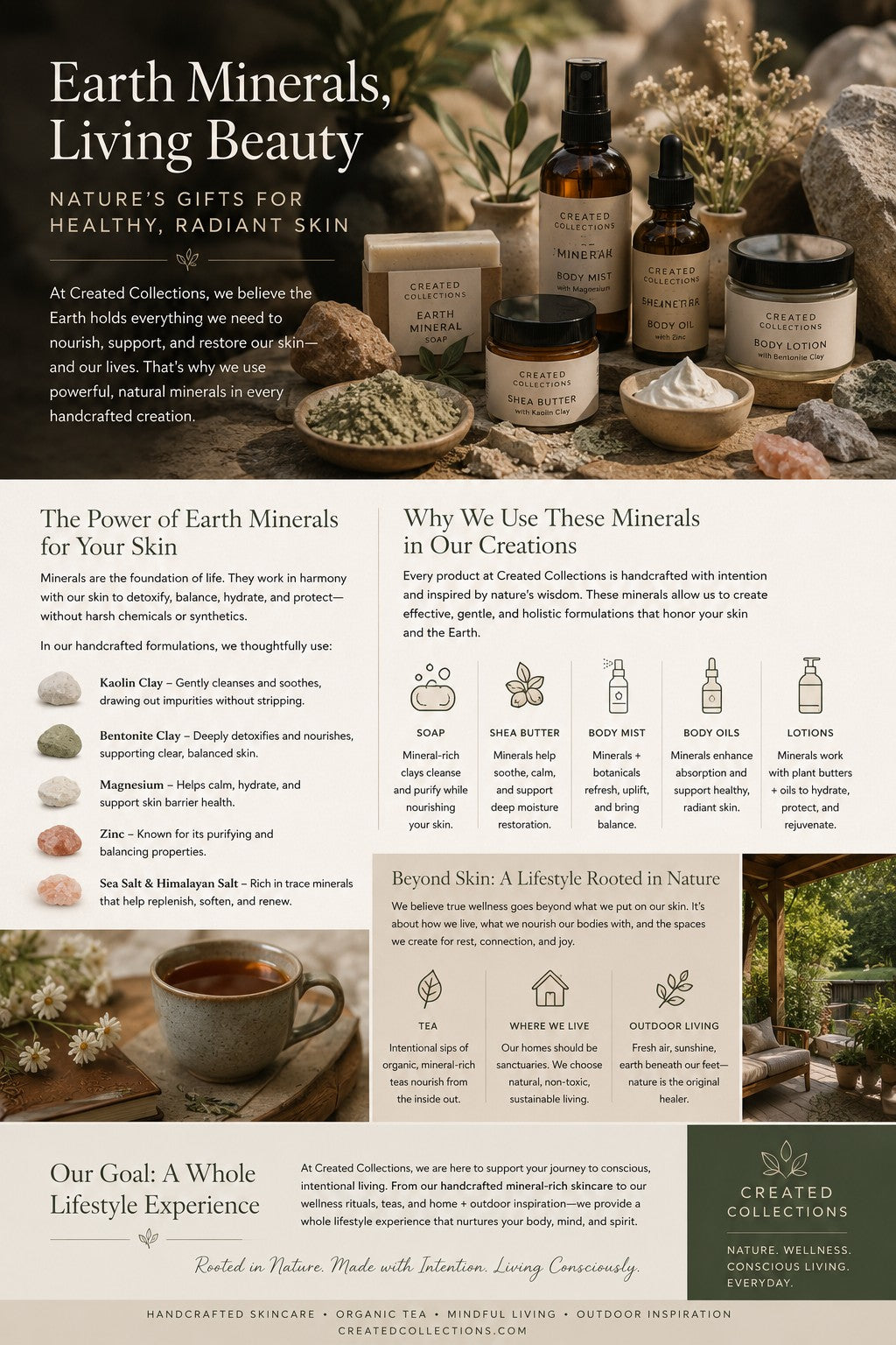 Earth Minerals, Living Beauty