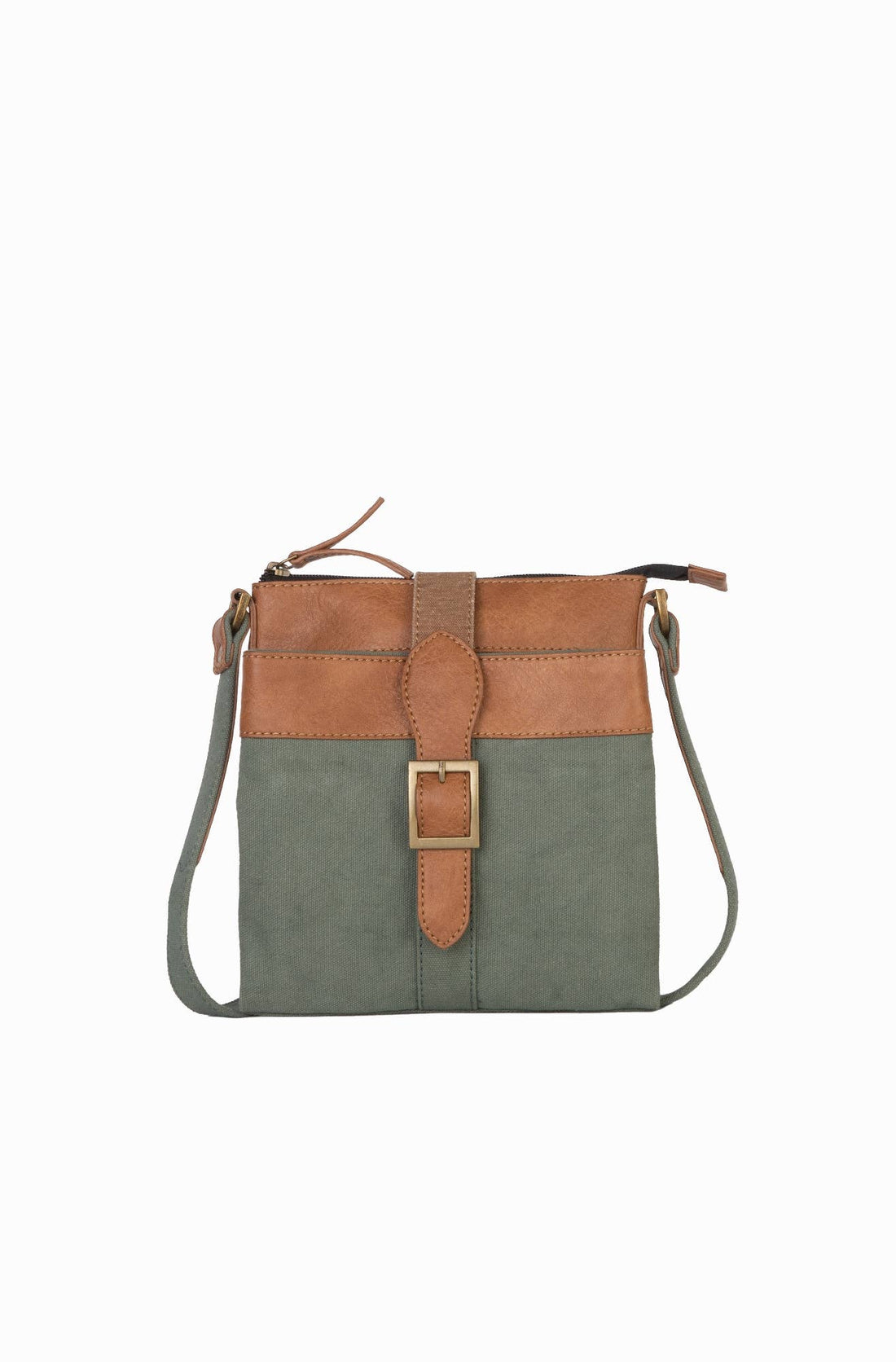 Intermix Up-Cycled Canvas Crossbody - Aegean, MD-5904