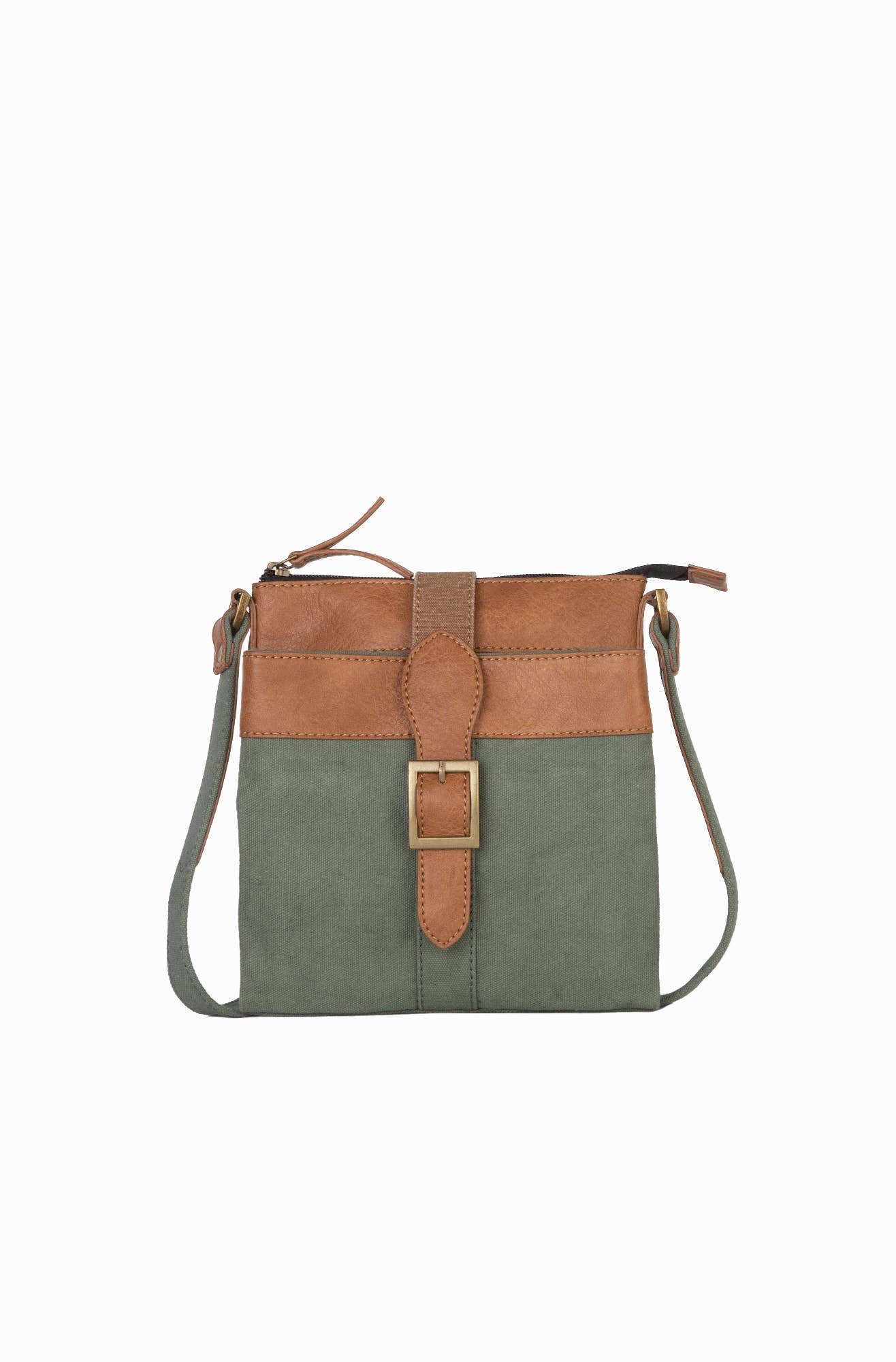 Intermix Up-Cycled Canvas Crossbody - Aegean, MD-5904