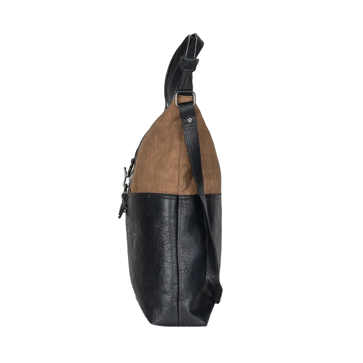 Jamie Up-Cycled Canvas Convertible Tote