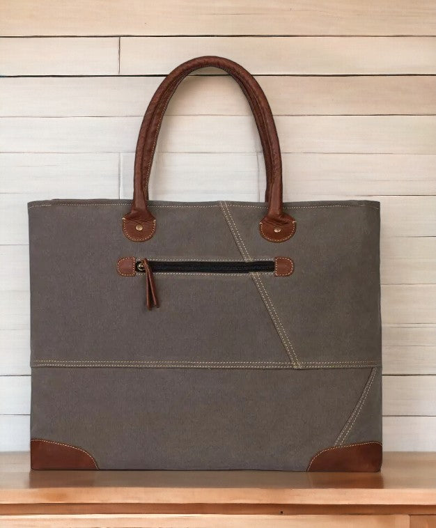 Dakota Up-Cycled Canvas Shoulder Bag