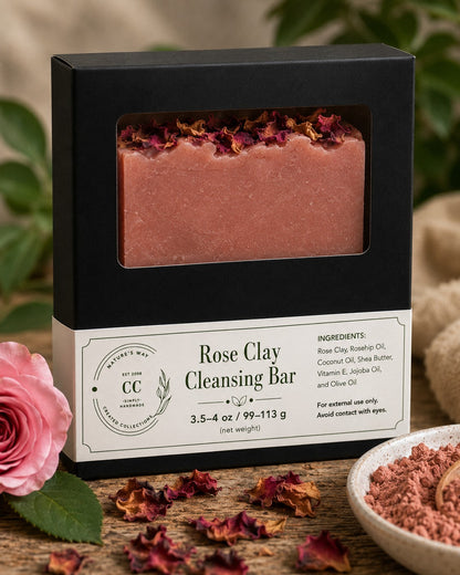 Rose Clay Cleansing Bar