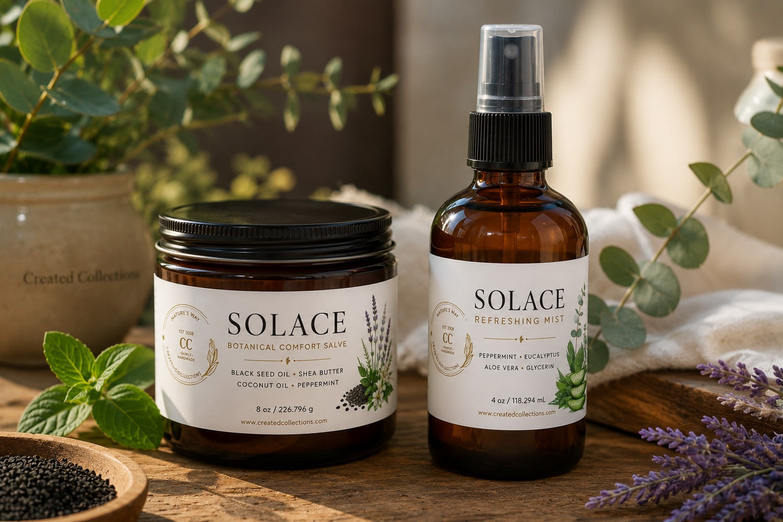 Solace Comfort Salve Collection