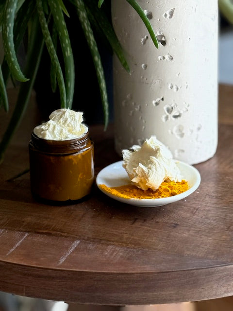 Turmeric Shea Body Butter for Dry, Sensitive Skin