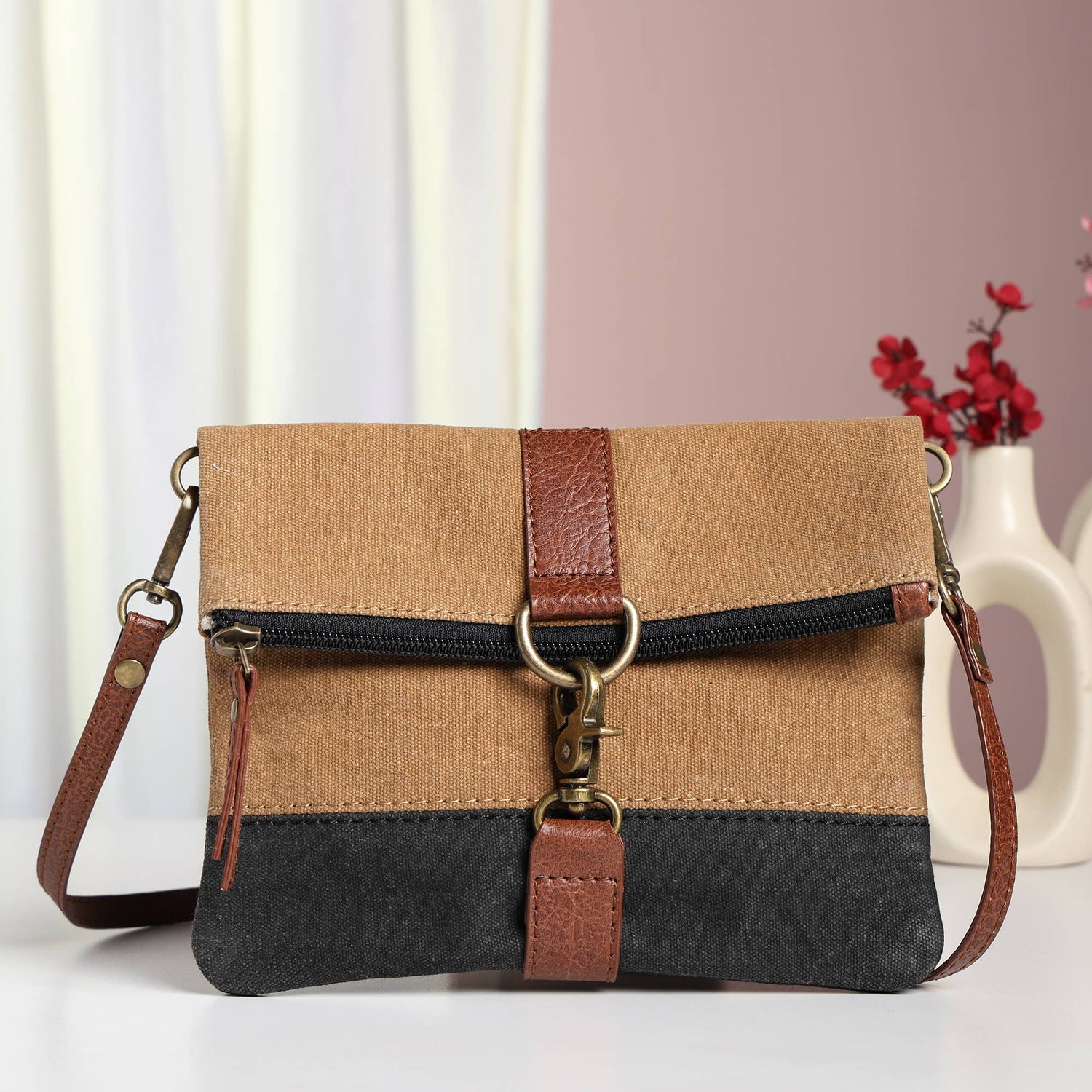 Finley Brown Sugar Crossbody, M-1814