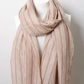 Mocha Stripe Scarf