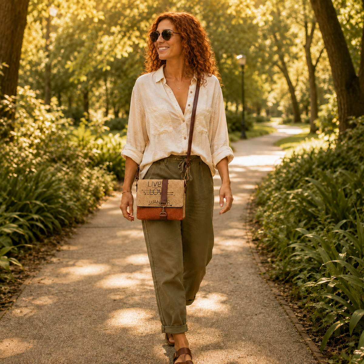 Live Love Wander Re-Cycled Canvas Bag