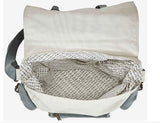 Green & Tan Canvas Messenger Bag