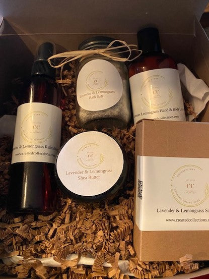 Lavender & Lemongrass  Holiday Gift Box