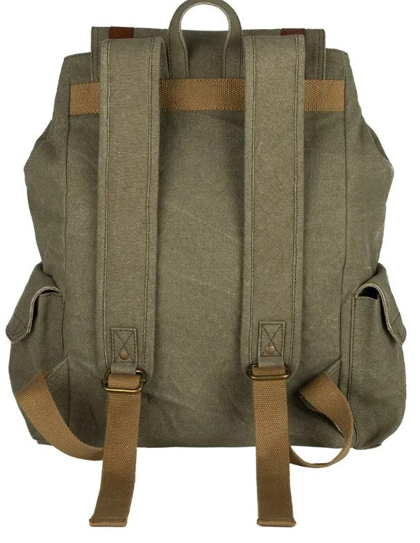 Wanderer Up-Cycled Canvas Backpack,