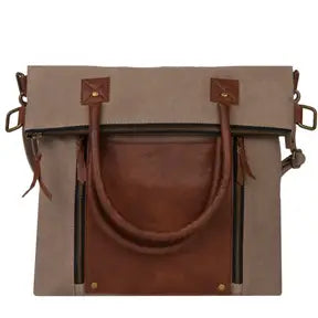 Fold Over Stone-Convertible Tote