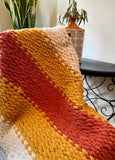 Boho Vibe Tri-Color Throw